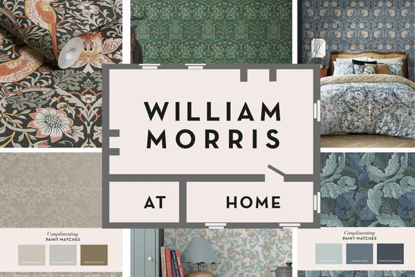 Sisusta rohkeasti klassikoilla –                       William Morris at Home