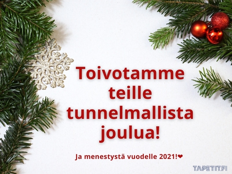 Tunnelmallista joulua!