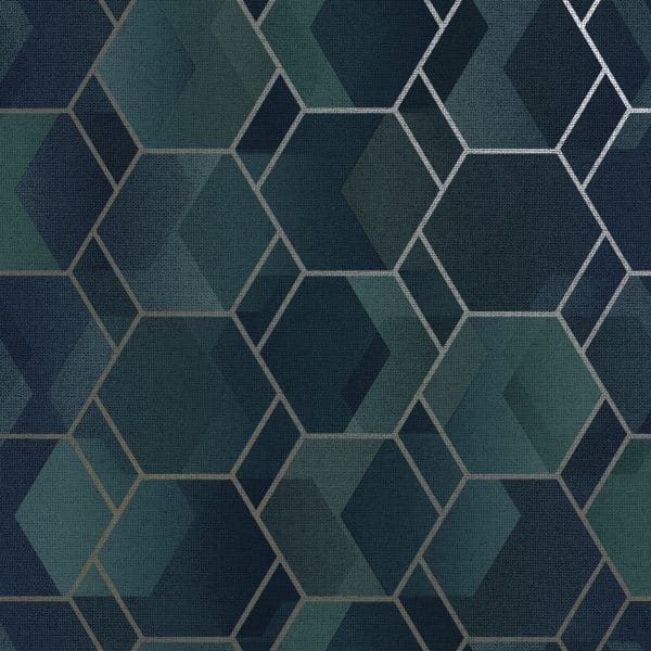 petrooli platina geometrinen tapetti hexagon