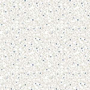 sinibeige kukkatapetti