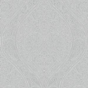 ornamenttitapetti harmaa