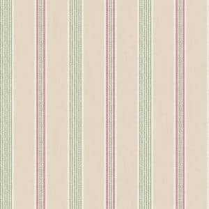 raidallinen beige roosa vihreä tapetti