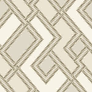 kulta beige geometrinen tapetti