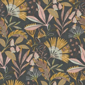 Ciara Matisse Tropical musta tapetti A63803