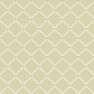 Fiori Country romanttinen beige ruututapetti 12358