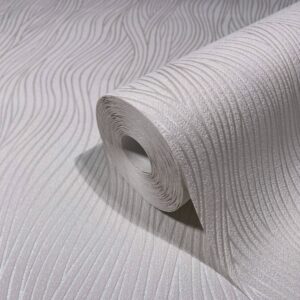 Kylie greige aaltoviiva tapetti 82402