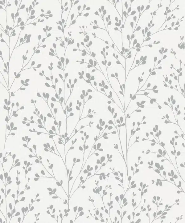 Omura Calluna valkoinen oksakuvioitu tapetti A71402.