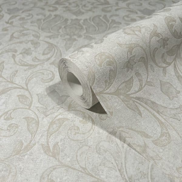 City Romance beige ornamentti tapetti 35148