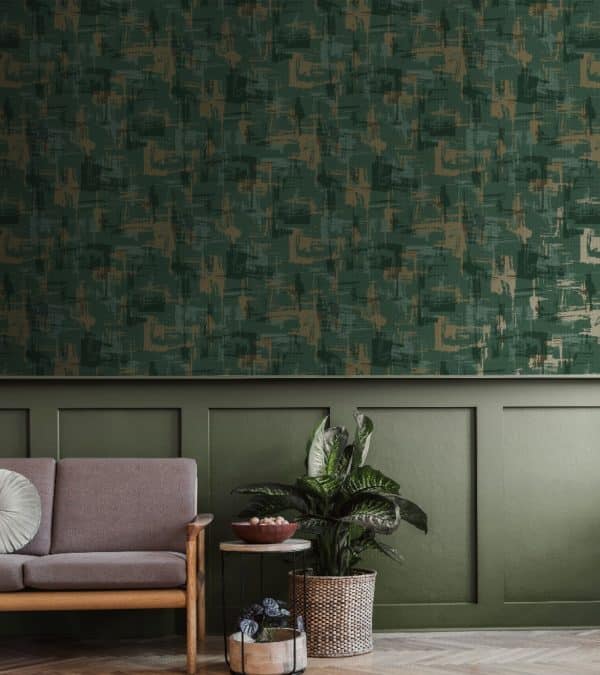 The lost Garden Eleanora Geo teal tapetti 91581