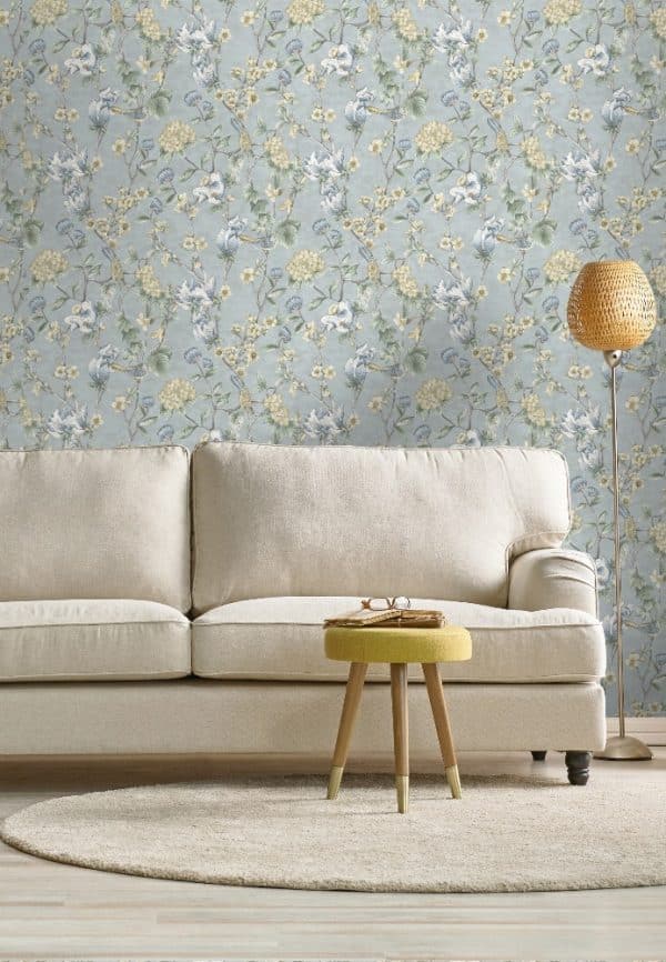 The lost Garden Nightingale Blue tapetti 91623