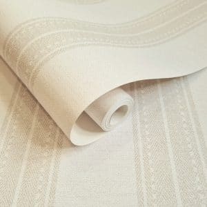 The lost Garden Yuste Stripe Cream tapetti