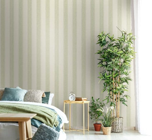 Holden Decor The lost Garden Yuste Stripe sage tapetti
