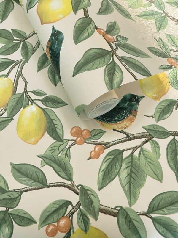 Tales of the Manor Ponderosa Cream Orange tapetti 91890.
