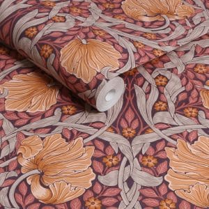 William Morris at Home Pimpernel Plum tapetti 124239