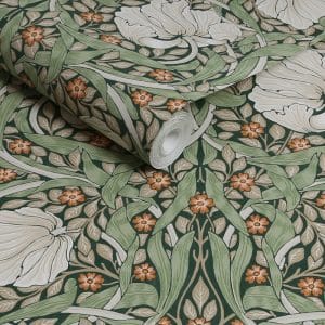 William Morris at Home Pimpernel Green tapetti 124242