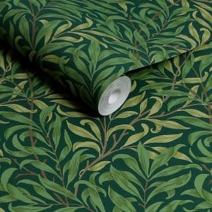 William Morris at Home Willow Bough Deep Green tapetti 124247