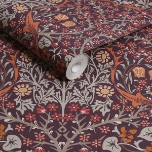 William Morris at Home Blackthorn Plum tapetti 124249