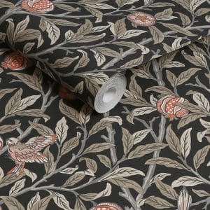William Morris at Home Bird & Pomegranate Charcoal kuvatapetti 124258