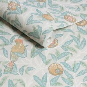 William Morris at Home Bird & Pomegranate Duck Egg kuvatapetti 124261