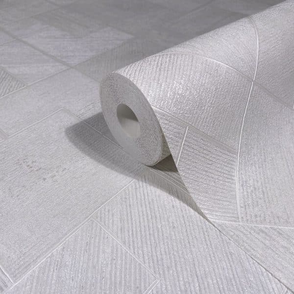 Ritus saga 35508 hopean sävyinen geometrisesti kuvioitu tapetti