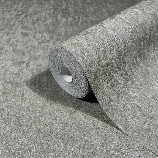 Ritus 35528 vihertävän harmaa metallinhohtoinen struktuuritapetti