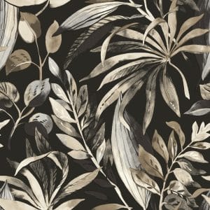 Karuna inky palms motifs A71203 tapetti