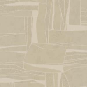 Terra Whisper 34648 vaaleanruskean sävyinen hillityn abstarktisti kuvioitu savipintainen tapetti