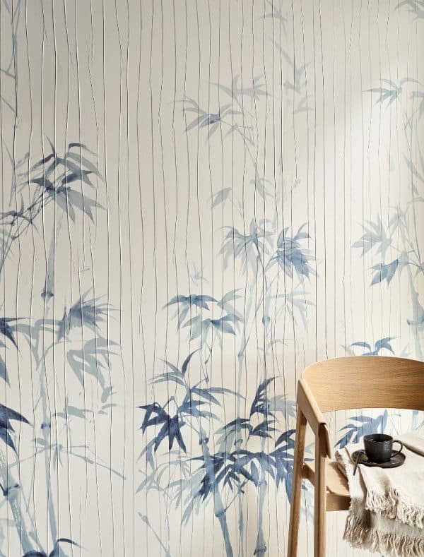 Crush Motion Bamboo whisper vaalea beige valokuvatapetti
