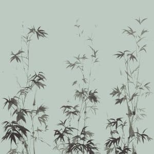 Crush Motion Bamboo whisper mintunvihreä valokuvatapetti