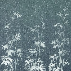 Crush Motion Bamboo shimmer tummansininen valokuvatapetti