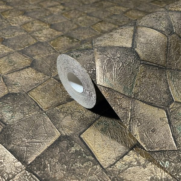 Eclectic Forged mosaic messinki tapetti