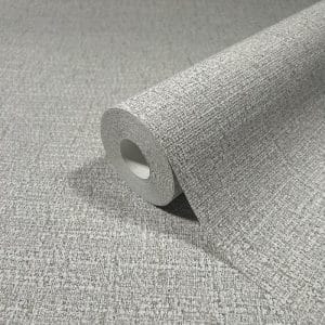 Eclectic Iron weft harmaa/valkoinen tapetti