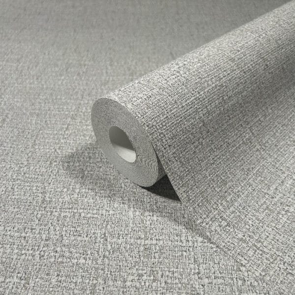 Eclectic Iron weft harmaa/valkoinen tapetti