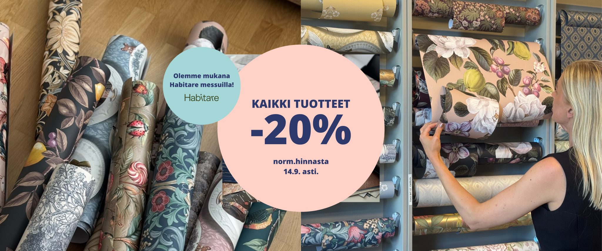 Kaikki tapetit -20%