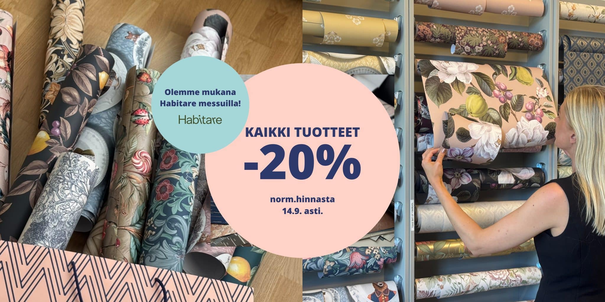 Kaikki tapetit -20%