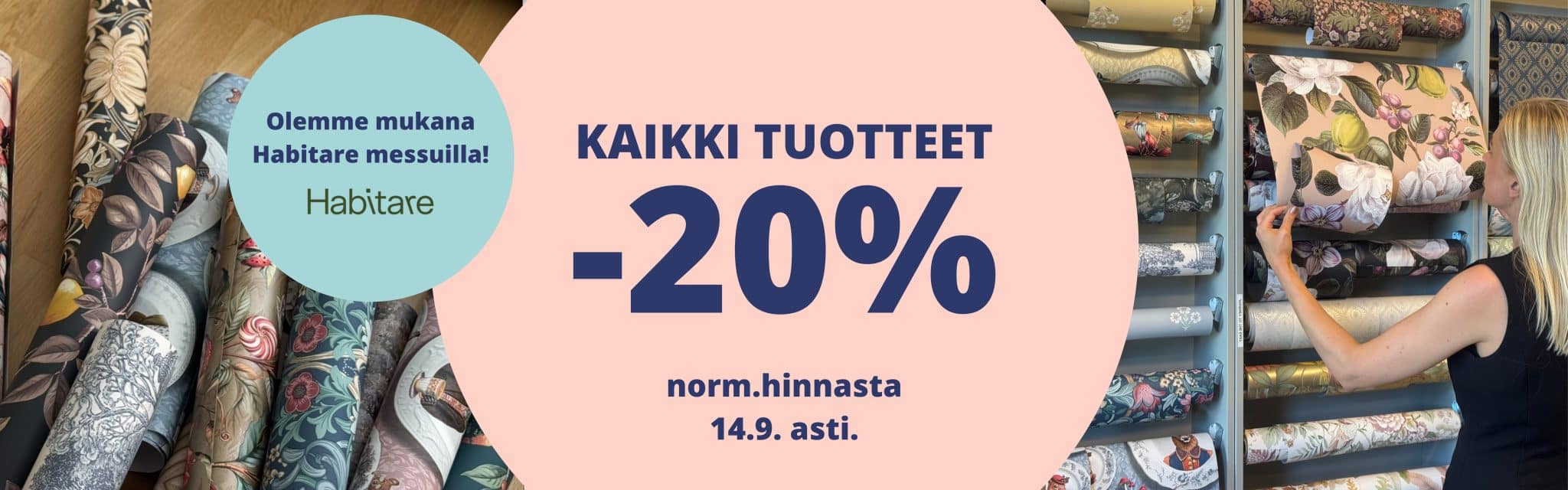 Kaikki tapetit -20%