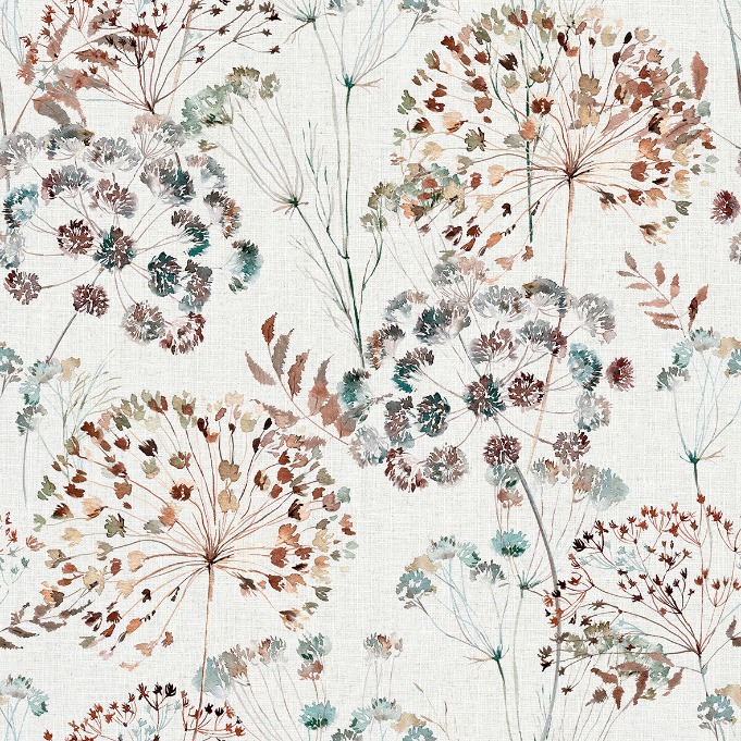 Pomp s Provence Bloomy Ruskea Tapetti Tapetit fi