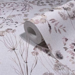 Pompöös Provence Bloomy roosa tapetti