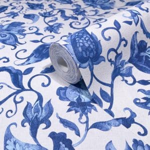 Pompöös Provence Petal sininen tapetti