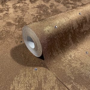 Pompöös Provence Reflect strass pronssi 35690 tapetti yhdistää strassein koristellun, metallinhohtoisen pinnan