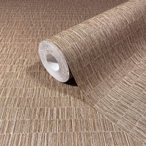 Urban Nature pähkinänruskea mosaiikkikuviotapetti 35367