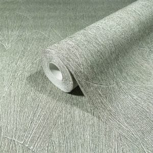 Urban Nature oliivinvihreä viuhkakuvioinen kuitutapetti 35377