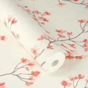 Beltesto beige kirsikankukka tapetti 792720