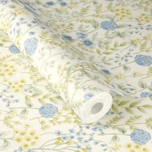 Beltesto beige kukkaniitty tapetti 793710