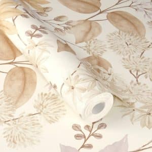 Beltesto beige lehvistö tapetti 794014