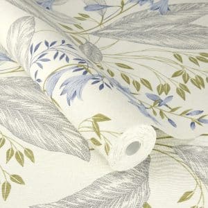 Beltesto kermanvaalea kukkaköynnös tapetti 794441