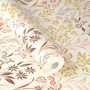 Beltesto vaaleanpunainen kukkaniitty tapetti 794533