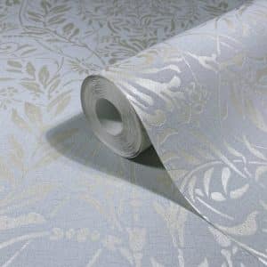 Oriana vaaleansininen ornamentti tapetti 82509