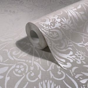 Oriana harmaa ornamentti tapetti 82512