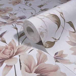 Oriana vaaleabeige floral tapetti 89024